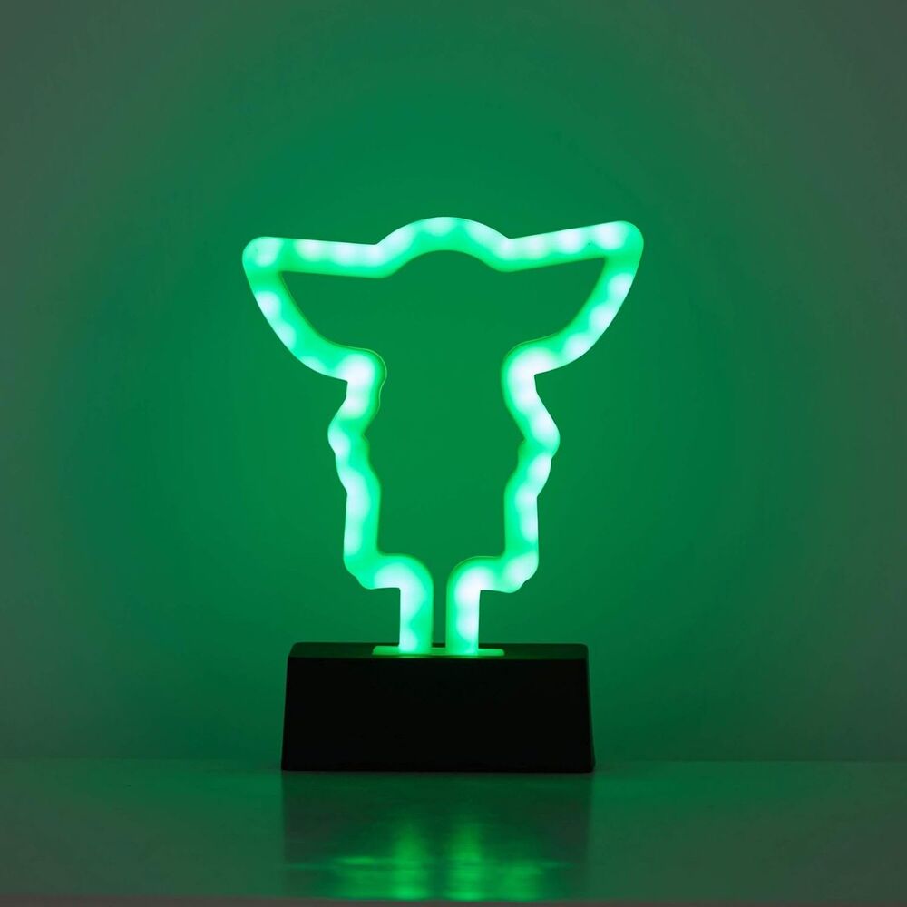 NIB Star Wars Mandalorian Lamp LED Neon Light The Child Baby Yoda Disney